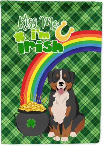 Miniatura 92 de Caroline's Treasures WDK4731GF - Bandera decorativa para jardín del día de San Patricio, color negro y tostado, Airedale Terrier, para jardín