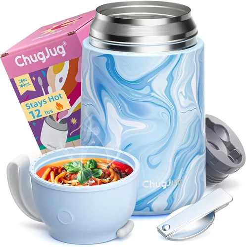 Miniatura 19 de Termo de sopa de 15 onzas para comida caliente para niños, tarro de comida aislado con cuchara, recipiente térmico para almuerzo, boca ancha vacío