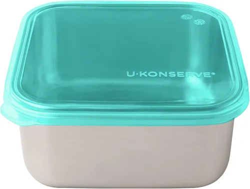 Miniatura 13 de U Konserve Contenedor de Caja Bento de Acero Inoxidable para Almacenamiento de Alimentos, Tapa de Silicona a Prueba de Fugas Apta para Lavavajillas