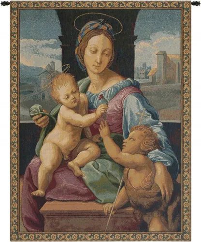 Miniatura 23 de Madonna Di Medjugorie - Tapiz italiano para colgar en pared, 6 pulgadas x 9 pulgadas, algodón/viscosa/poliéster por Raoul Vitale