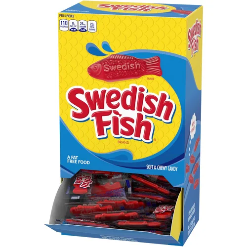 Miniatura 15 de Golosina Swedish Fish, paquetes individuales, 0.21 onzas