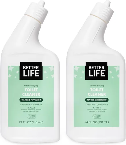 Miniatura 8 de Better Life Limpiador de inodoro, gel de limpieza con aroma a árbol de té y menta, limpiadores líquidos de baño para el hogar, 24 onzas