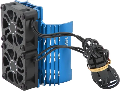 Miniatura 9 de VINGVO Disipador de calor de enfriamiento del ventilador del motor RC, 28000 RPM, ventilador de motor RC, radiador de aluminio, ventilador