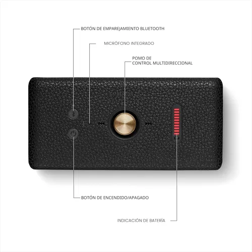 Miniatura 6 de Marshall Emberton III - Altavoz Bluetooth portátil, diseño resistente e impermeable IP67, sonido estéreo fuerte, graves profundos con tiempo