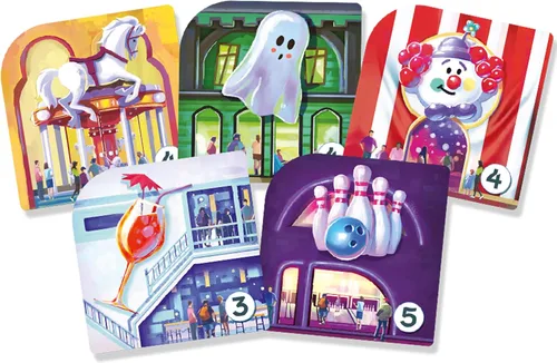 Miniatura 4 de Juego de mesa Waterfall Park: ¡construye el mejor parque de atracciones! Juego de estrategia, divertido juego familiar para niños y adultos, a