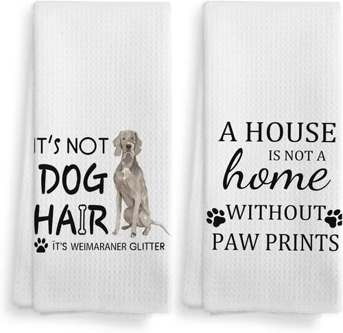 Miniatura 14 de Toallas de cocina y paños de cocina de perro Doberman con purpurina, regalos de mamá de perro Doberman con purpurina para mujeres, juego de 2, 16×24