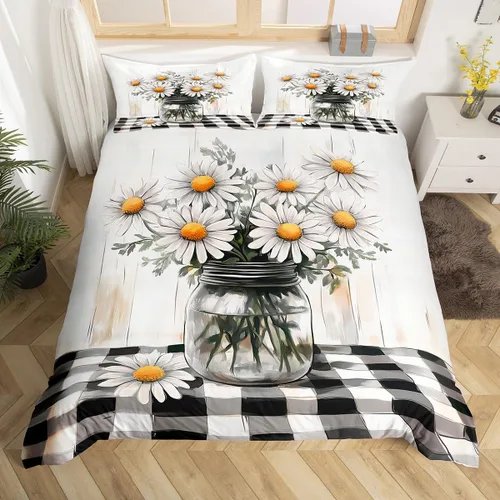 Miniatura 12 de Juego de ropa de cama con estampado de lobos en 3D, funda de edredón de lobo ártico para niños, adolescentes, niños y niñas, funda de edredón