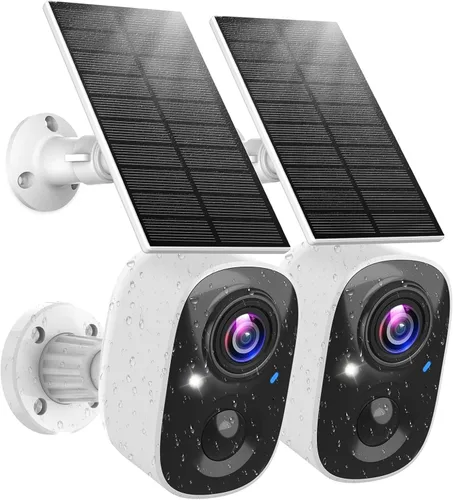Miniatura 13 de Cámaras de Seguridad Inalámbricas para Exteriores e Interiores, Cámara WiFi de 2K Alimentada por Batería para Seguridad del Hogar, Detección