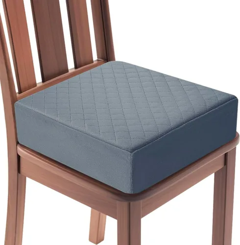 Miniatura 18 de Cojín elevado para adultos, 16 x 16 x 4.5 pulgadas, cojín de asiento de firmeza media para el hogar, oficina, silla de ruedas, automóvil, funda
