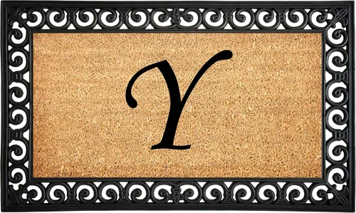 Miniatura 6 de Calloway Mills 104131830 Gabriel - Felpudo monograma, 18 x 30 pulgadas Letra B