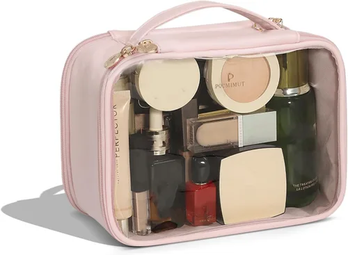 Miniatura 21 de Pocmimut Mini Bolsa de Maquillaje, Bolsa de Maquillaje Transparente para Viaje, Bolsa de Aseo Personal, Monedero, Accesorios para Coche, Cosas
