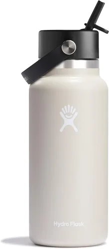 Miniatura 57 de Hydro Flask Botella de agua – Acero inoxidable aislado – Tapa flexible con popote de boca ancha, antiderrames, a prueba de fugas y recargable en 32