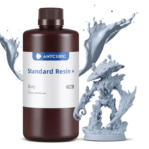 Miniatura 10 de ANYCUBIC - Resina de impresora 3D estándar actualizada, resina de curado UV rápido SLA de 405 nm, fotopolímero rápido y de alta precisión