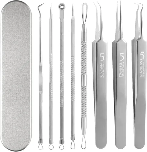 Miniatura 8 de FEITA Kit de herramientas para eliminar puntos negros, extractor de espinillas de comedón, herramientas de acné para nariz facial, aguja de acné