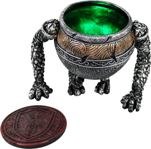 nezababy Pot Boy - Figura de merchandising LED con figura de mercancía, escultura de resina con tapa extraíble para escritorio de juegos, decoración