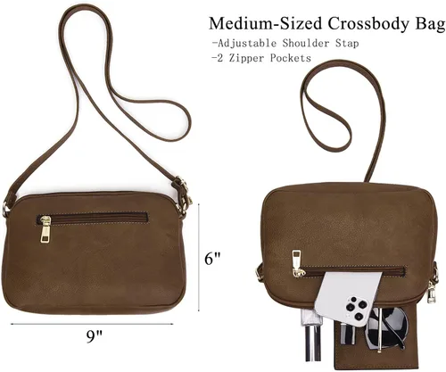 Miniatura 3 de Juego de bolsos de mano para mujer, bolso y cartera grande, bolso cruzado