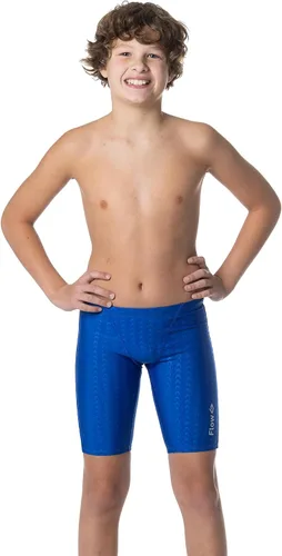 Flow Accelerate Swim Jammers - Pantalones cortos de natación talla 21 a 32 para niños en negro, azul marino y azul, Negro, 21