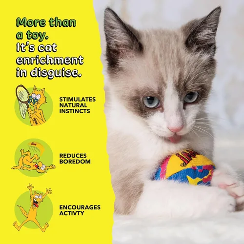 Miniatura 10 de Yeowww My Cats Balls, 3 Pelotas por Paquete