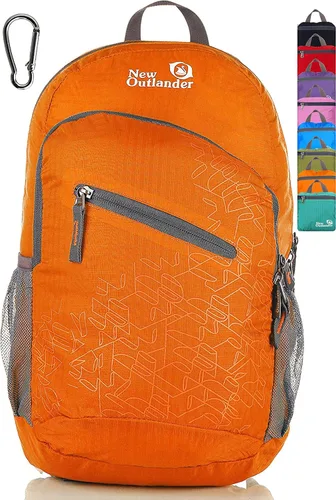 Miniatura 11 de Outlander 20L/33L - Mochila de día de senderismo de viaje ligera empacable más duradera (rojo oscuro, 20L)
