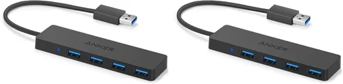 Miniatura 6 de Anker - Hub USB 3.0 con 4 puertos, hub de datos ultradelgado con cable extendido de 2 pies, no compatible con carga, para MacBook, Mac Pro, Mac
