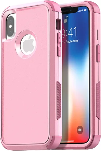 Miniatura 11 de AICase Funda resistente para iPhone X/XS, resistente de 3 capas de protección de grado militar, a prueba de golpes y caídas, para iPhone X/XS de 5.8