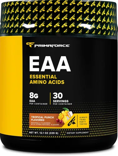 Miniatura 8 de Primaforce Polvo EAA (30 porciones, sabor Rocket Pop) – Aminoácidos esenciales para entrenamiento pre/intra y recuperación – Sin OMG y sin gluten