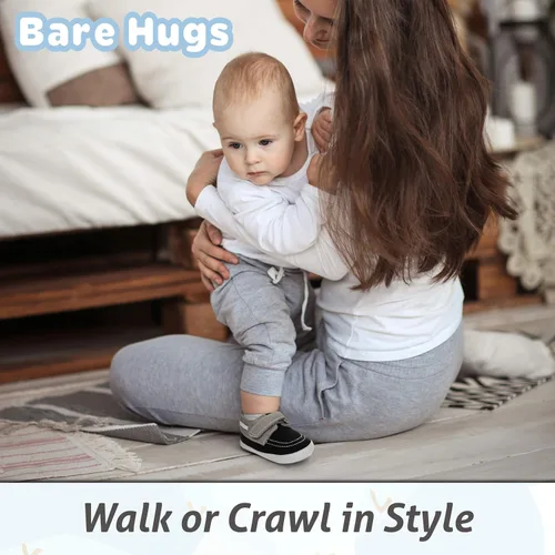 Miniatura 6 de BARE HUGS Mocasines de estilo de zapato de barco para bebés (ver más colores y tamaños)