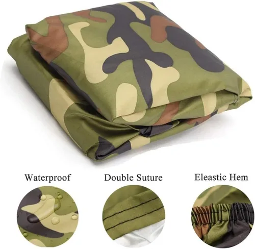 Miniatura 8 de Cubierta impermeable para cuatrimoto de 4 ruedas, camuflaje compatible con Kawasaki, Honda, Polaris, Sportsman, Yamaha, Arctic Cat, lejos