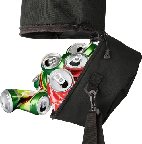 Miniatura 9 de Bolsa de basura para barco, tela Oxford de malla 600D resistente con cremallera inferior y cierre de goma superior, a prueba de fugas y lavable