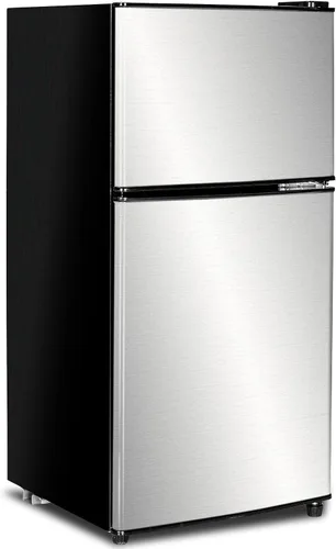 Miniatura 8 de Anukis - Refrigerador compacto de 3.2 pies cúbicos de 2 puertas con congelador para departamento, recámara, oficina, familia, sótano, cochera