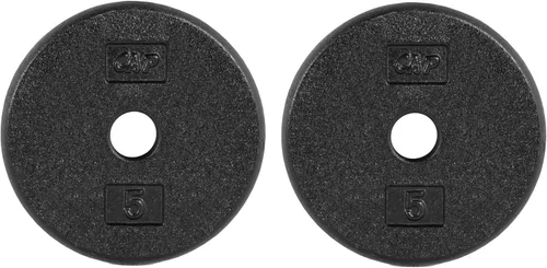 Miniatura 30 de CAP Barbell Placas de peso estándar de hierro fundido de 1 pulgada, individuales y juegos 1.25-50 libras Múltiples opciones Gris