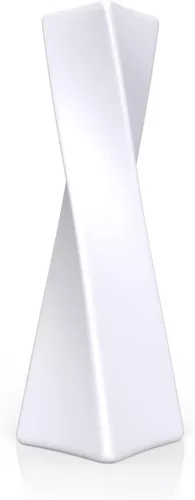 Miniatura 13 de Jarrón alto de 27.5 pulgadas (Ice Crack White) para decoración del hogar, moderno jarrón independiente con acabado texturizado, diseño hecho a mano