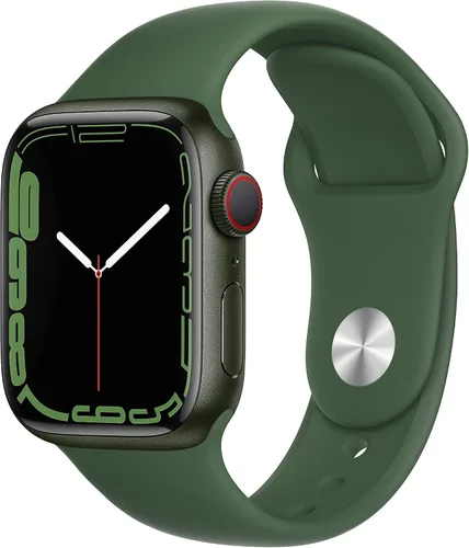 Miniatura 9 de Apple Watch - Serie 7 [GPS 41mm] Reloj inteligente con caja de aluminio azul con correa deportiva azul abismo. Rastreador de actividad física