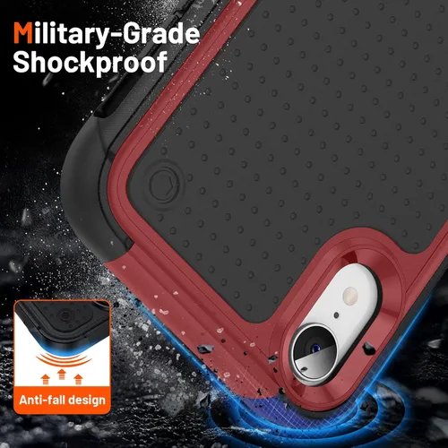 Miniatura 282 de Jeylly Funda para iPhone SE/Funda para iPhone 5S, Exterior de Plástico Duro que Absorbe Golpes + Interior de Silicona de Goma Defensor contra