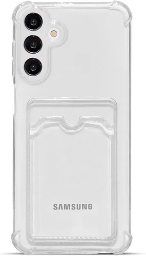 Miniatura 30 de Tuokiou Funda para Samsung Galaxy A14 5G, Fundas Protectoras Transparentes con Ranura para Tarjetas, Funda Cartera de TPU Suave Ajustada Resistente