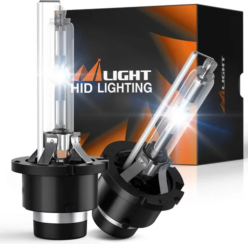 Miniatura 7 de Nilight Bombilla HID D1S para faros delanteros, 6000 K blanco diamante D1S bombilla súper brillante de haz alto bajo de xenón de repuesto para faros