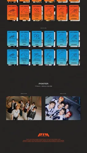 Miniatura 5 de P1HARMONY HARMONY: Zero in 4th Mini álbum versión aleatoria 1p póster+folleto de 96p+1p de pie PhotoCard+1ea Logo Sticker+1ea Photo Stamp+1 tarjeta