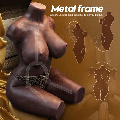 Miniatura 5 de Muñecas sexuales masculinas de 39.7 libras para hombre, muñeca sexual realista con pechos rellenos de gel suave, trasero grueso, apretado de doble