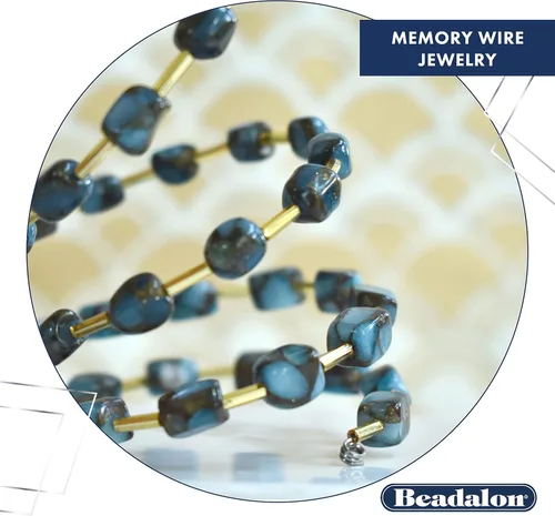 Miniatura 4 de Beadalon Alicates de acabado de alambre de memoria, tamaño de 0.079 in y 0.157 in - Herramienta de joyería de bucle de alambre
