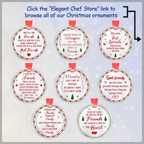 Miniatura 9 de Elegant Chef Adorno de Navidad para nieto, Always Remember You are Braver Stronger Smarter, regalo inspirador motivacional de la abuela y el abuelo