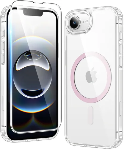 Miniatura 1028 de FNTCASE Funda para iPhone 13 Pro-Max: Fundas magnéticas transparentes compatibles con Magsafe Slim anti amarillamiento protección contra caídas