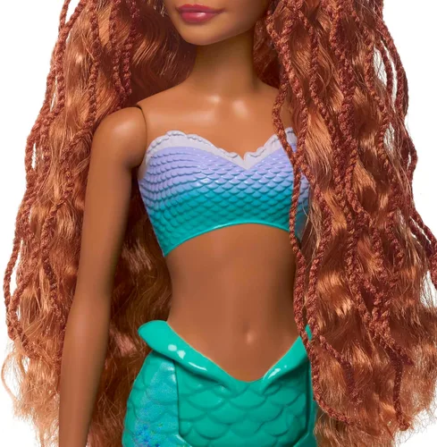 Miniatura 4 de Mattel Disney Toys, muñeca Ariel Fashion con traje exclusivo, inspirada en la película de La Sirenita de Disney