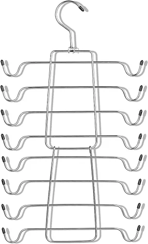 Szxc Paquete de 2 perchas plegables para organizar el armario, mantiene las cosas en forma, para brasieres, camisolas, trajes de baño, cinturones,