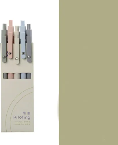 Miniatura 3 de Bolígrafos estéticos de escritura suave retráctiles de secado rápido tinta de gel negro punta fina 0.020 in 5pcs