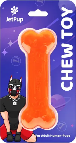 Juguete masticable para cachorros – Hueso – Juguete para masticar de grado humano – Juguete de cachorro humano – 100% silicona de grado alimenticio