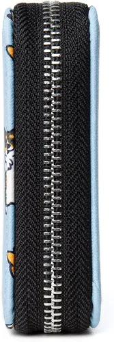 Miniatura 3 de Corgi - Cartera con cremallera para hombre, mujer, perro, mamá o perro papá, Azul, Corgi