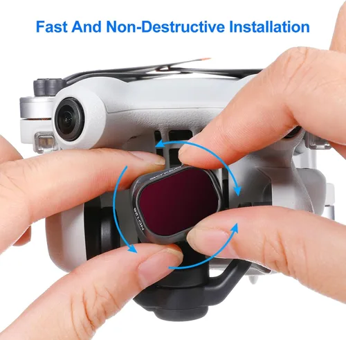 Miniatura 2 de SKYREAT Juego de filtros ND para accesorios DJI Mini 4 Pro, paquete de 6 (CPL, ND8, ND16, ND32, ND64, ND128)