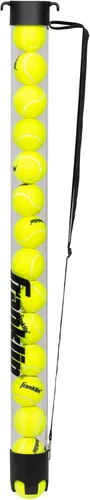 Franklin Sports, tubos de recogida de pelotas de pickleball, tenis y pádel - (15) pelotas de tenis/pádel + (13) tubos elevadores de pickleball -