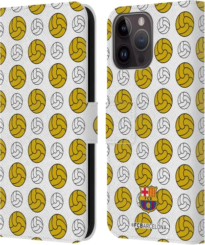 Miniatura 59 de Head Case Designs Funda de piel con licencia oficial del FC Barcelona Ball Pattern Campions compatible con Apple iPhone 11