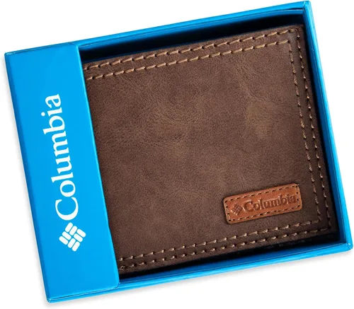 Miniatura 7 de Columbia Billetera plegable para hombre, múltiples ranuras para tarjetas, ventana de identificación